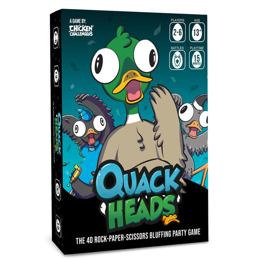 Quack Heads - Duck-Themed Bluffing & Strategy Game